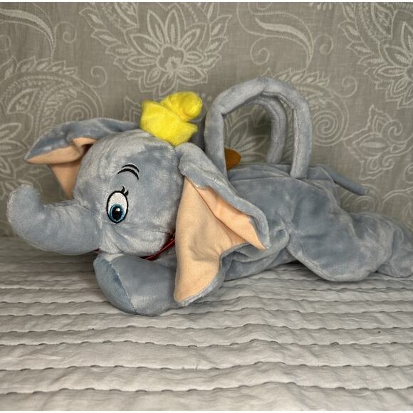 Disney Dumbo Elephant Plush Purse 16 Inch Stuffed Animal Toy Handles Coin No Tag - Picture 1 of 7